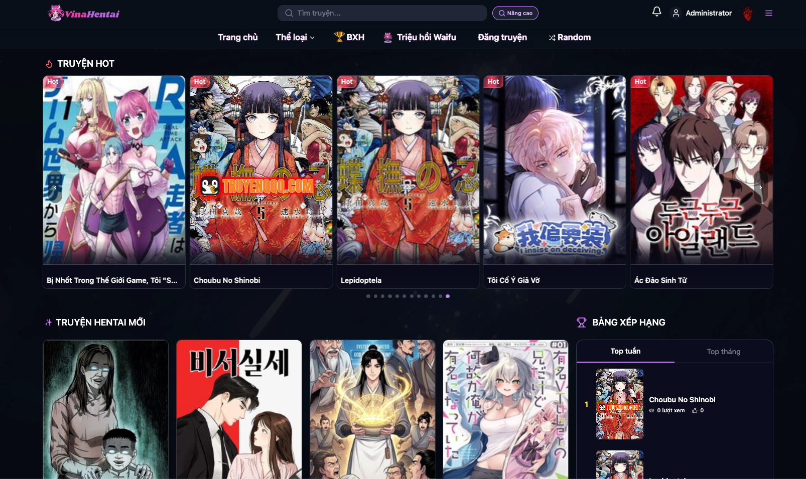Theme truyện v14 chạy laravel nguồn truyện từ otruyen
